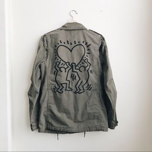 Obey X Keith Haring limited edition jacket